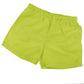 HERMES Logos Swim Pants Neon Yellow Nylon Size L #AG688