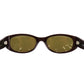 CHANEL Logos Sunglasses Brown Eye Wear #CO945