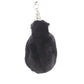 CHANEL Shoulder Handbag Black fur #EC471