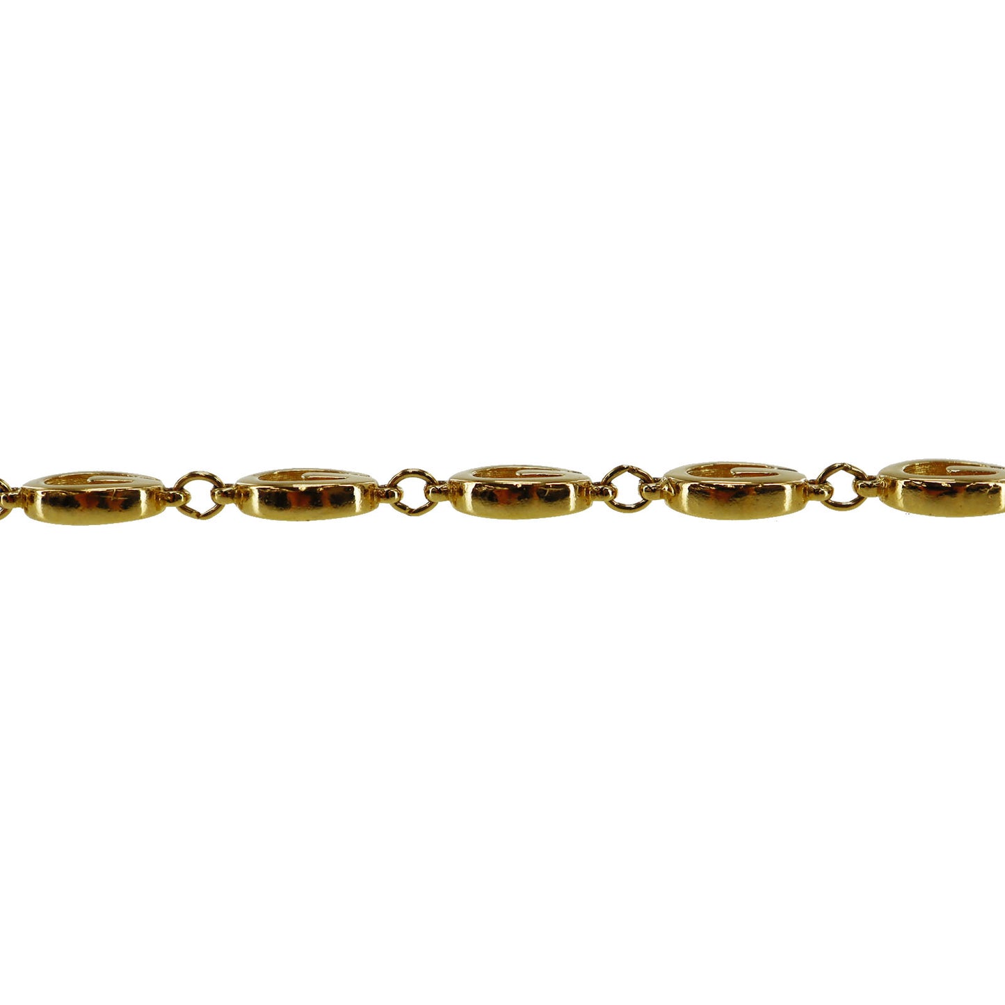 GIVENCHY G Logos Gold Bracelet 7.4in Gold-Plated Accessories #BO691