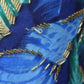 Dior Swimwear Swimsuit Blue Seashell Nylon Polyurethane Size L #AG674