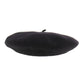 Christian Dior Beret Preschoolers Hat 100% Wool Black Kids T3 #CO56