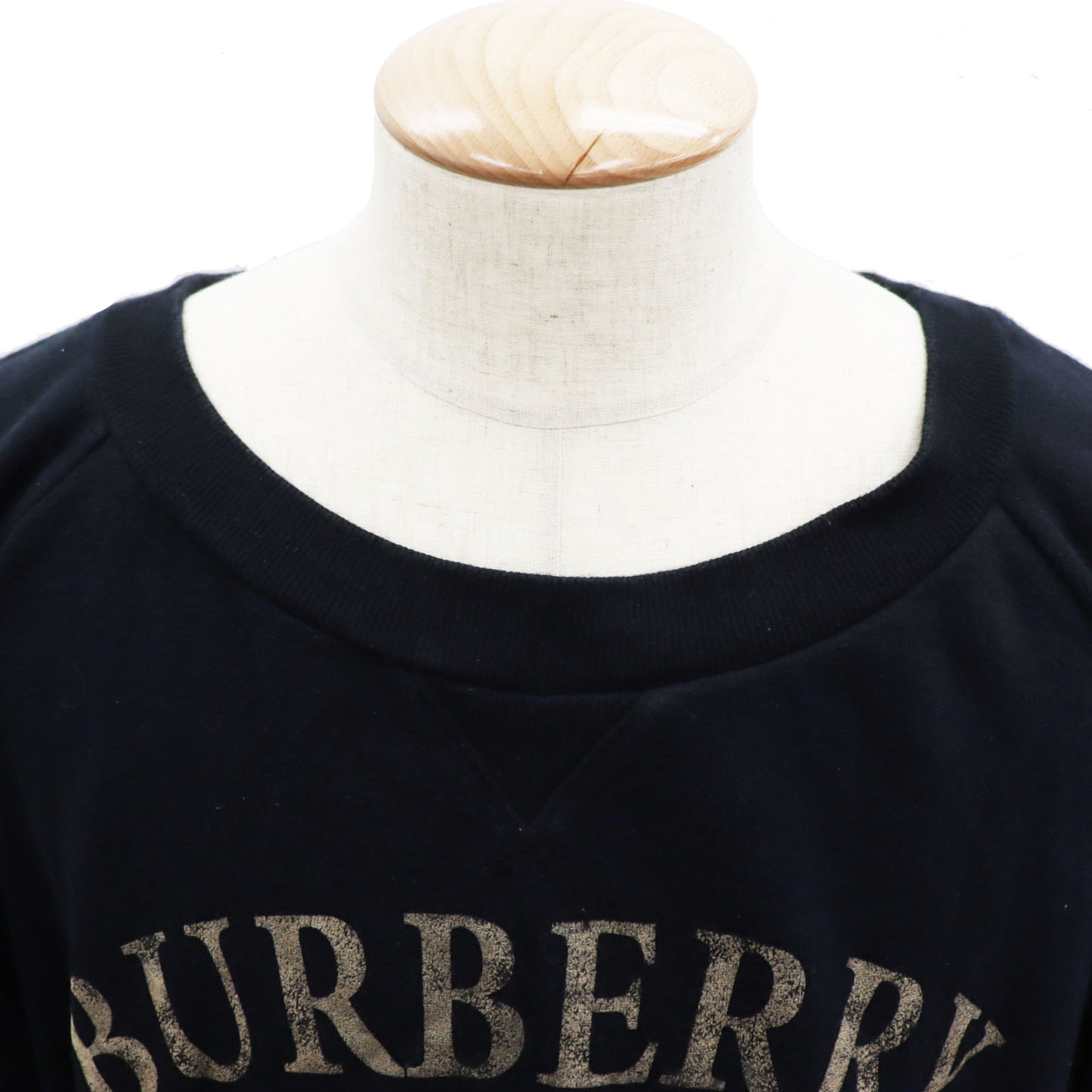 Burberry Sweatshirt Tops Black Size 38 Cotton #AH109