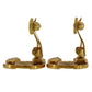 CHANEL CC Logos Earrings Gold Clip-On Vintage 99A #BR689