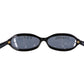 CHANEL CC Logos Sunglasses Plastic Black Eye Wear #CS692