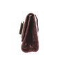 Salvatore Ferragamo Vara Mini Shoulder Bag Brown Embossed Leather #AH47