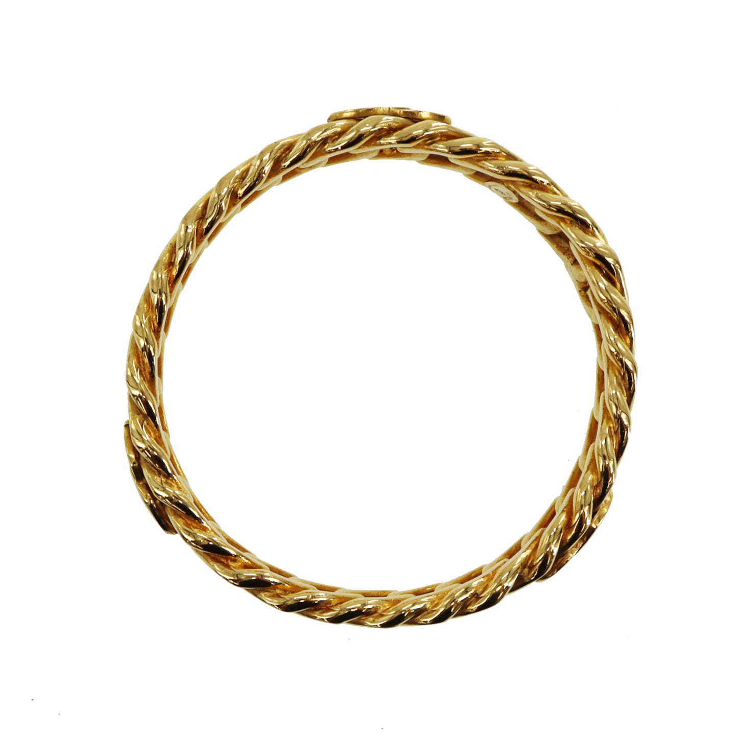 CHANEL CC Logos Chain Bracelet Gold Plated #CD416