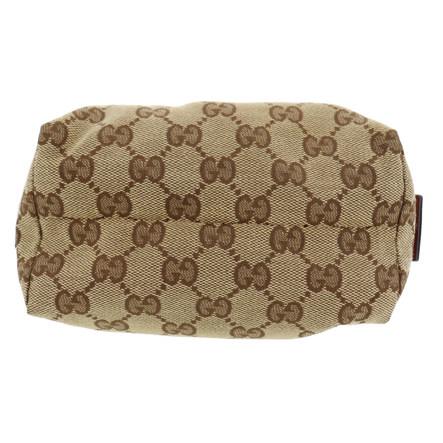 GUCCI Original GG Canvas Pouch Brown #AG742