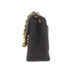 CHANEL Matelasse Crossbody Shoulder Bag Black Cotton #AF580