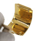 HERMES Enameled Gold-Plated Clip-On Earrings #EG945