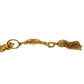 CHANEL CC Logos Chain Necklace Gold 94A #AH23