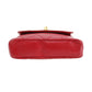 CHANEL Bicolore Bum Bag Red Leather Lambskin #CK629