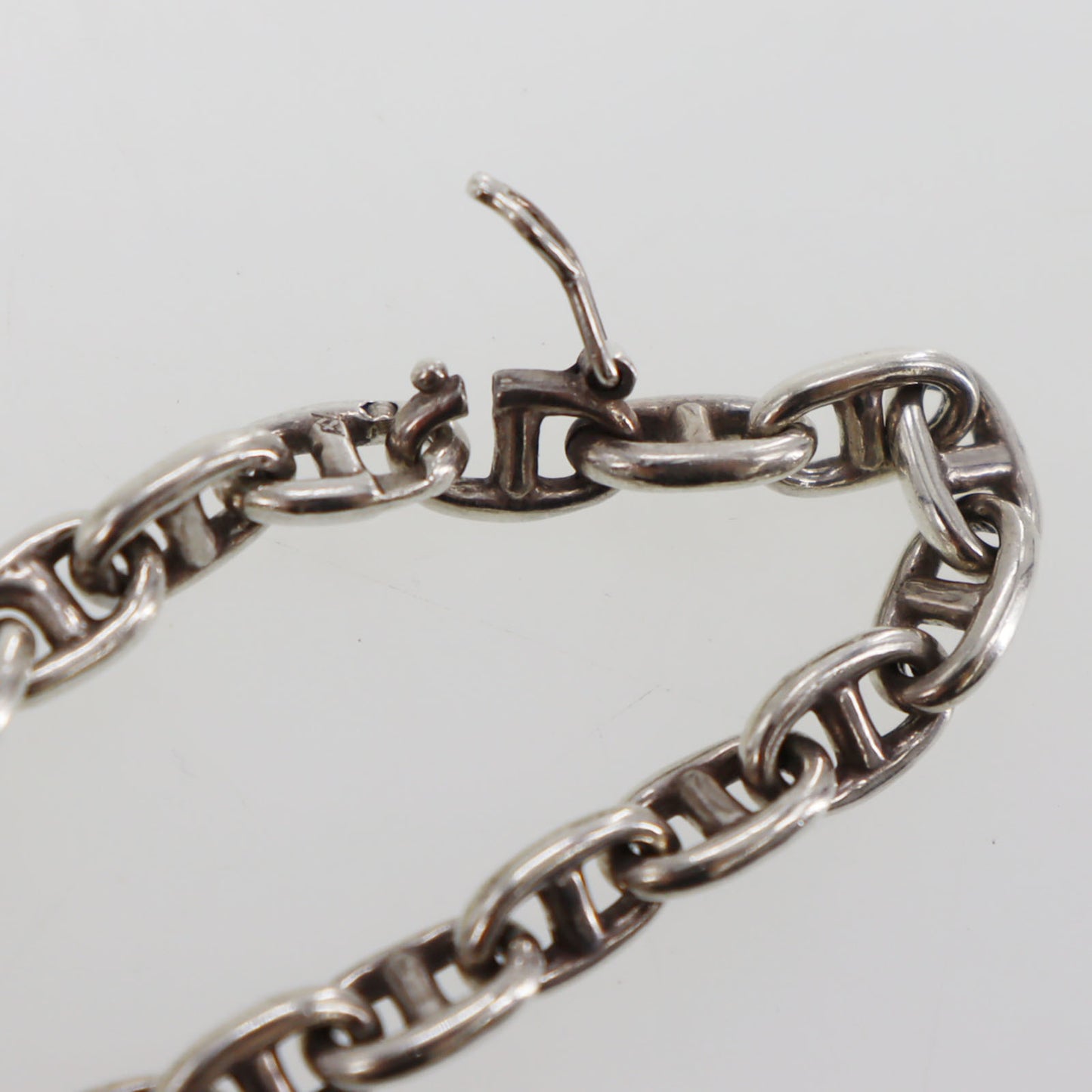 HERMES Chain Bracelet Chaine D'Ancre Silver 925 #CE523