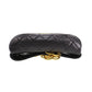 CHANEL Quilted Bum Bag Black Lambskin Leather #CP629