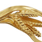 CHANEL Rice Ear Motif Pin Brooch Gold Plated 99P #DA607