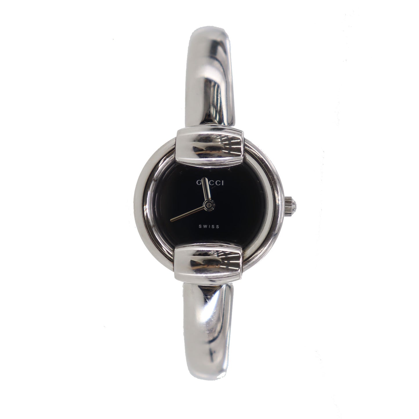 Gucci Wristwatch Bangle Watch 1400L Made Swiss Silver #CF508