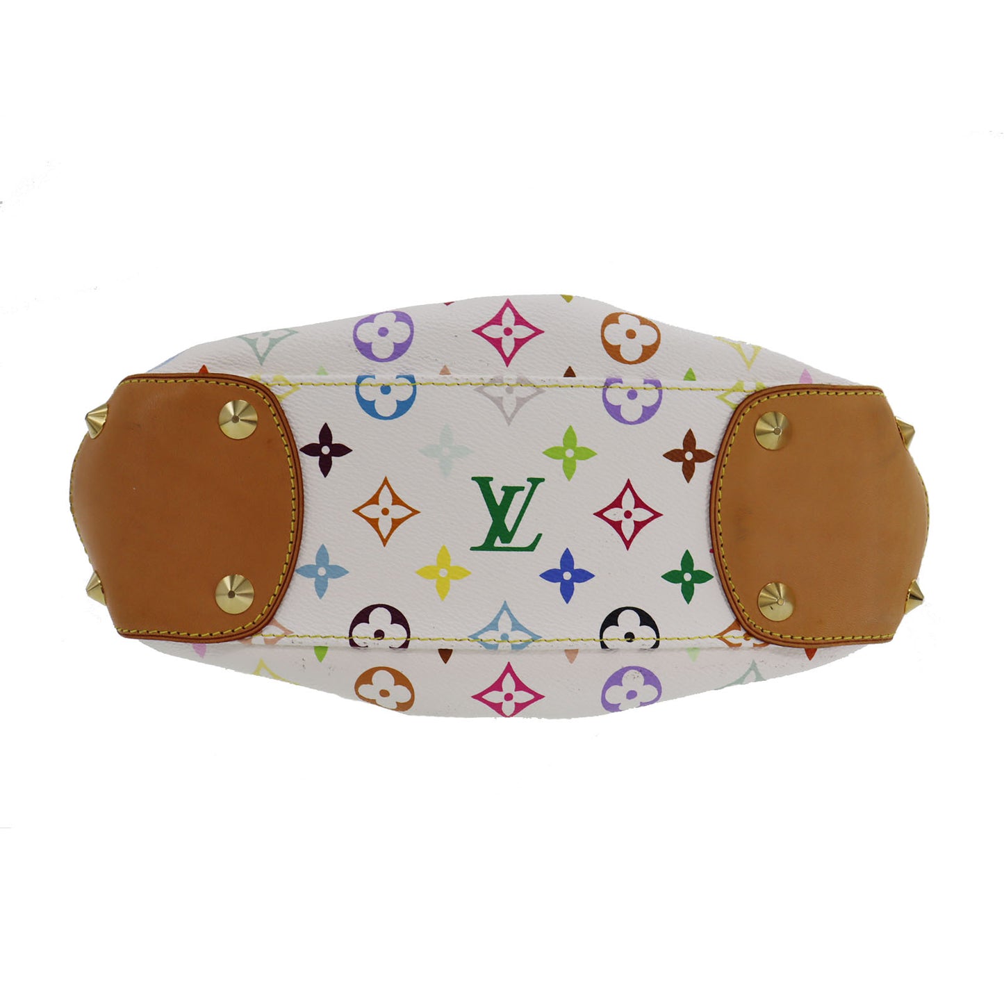 Louis Vuitton LV Multicolor Judy PM Shoulder Handbag White M40257 #BS705