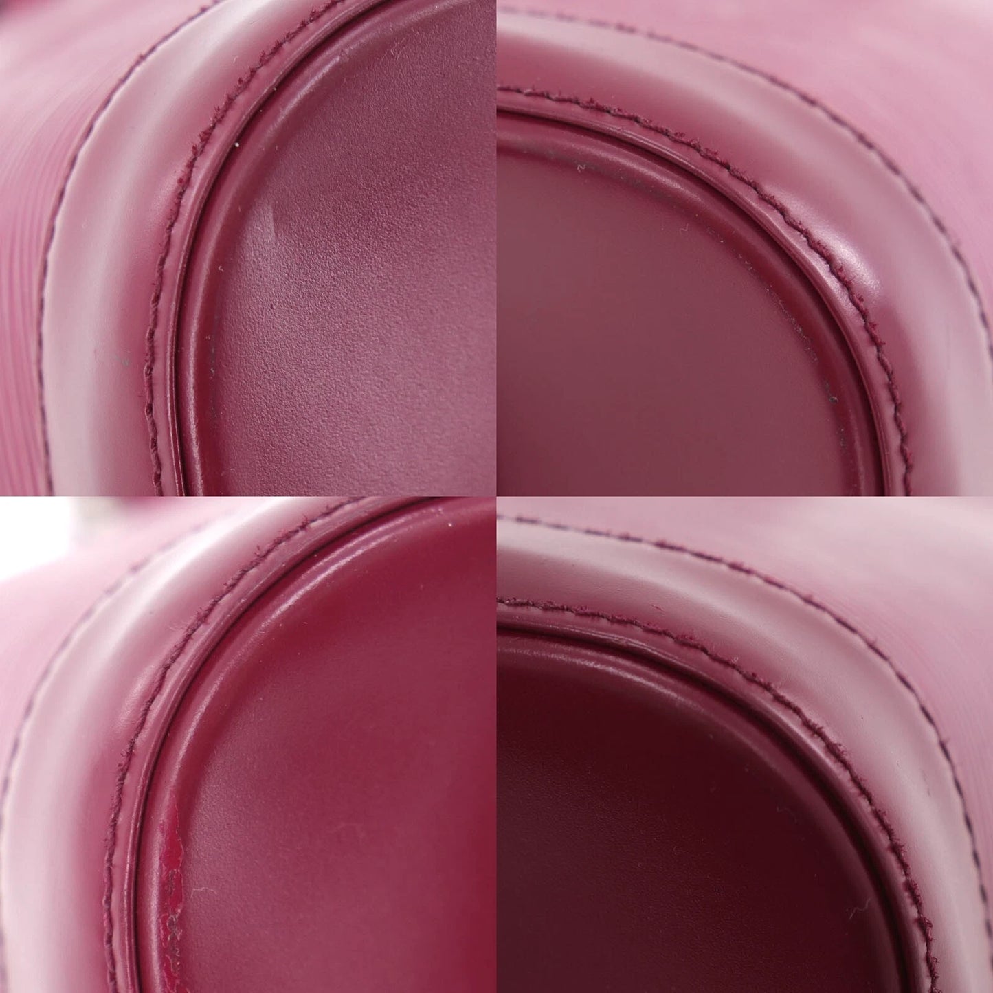 LOUIS VUITTON LV Alma PM Handbag Pink Epi Leather M40490 #EG84