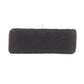 CHANEL Matelasse Crossbody Shoulder Bag Black Cotton #AF580