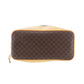 CELINE Macadam Pattern Shoulder Bag Brown PVC Leather #EF153