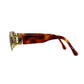 FENDI Sunglasses Black Brown Eye Wear #CO59