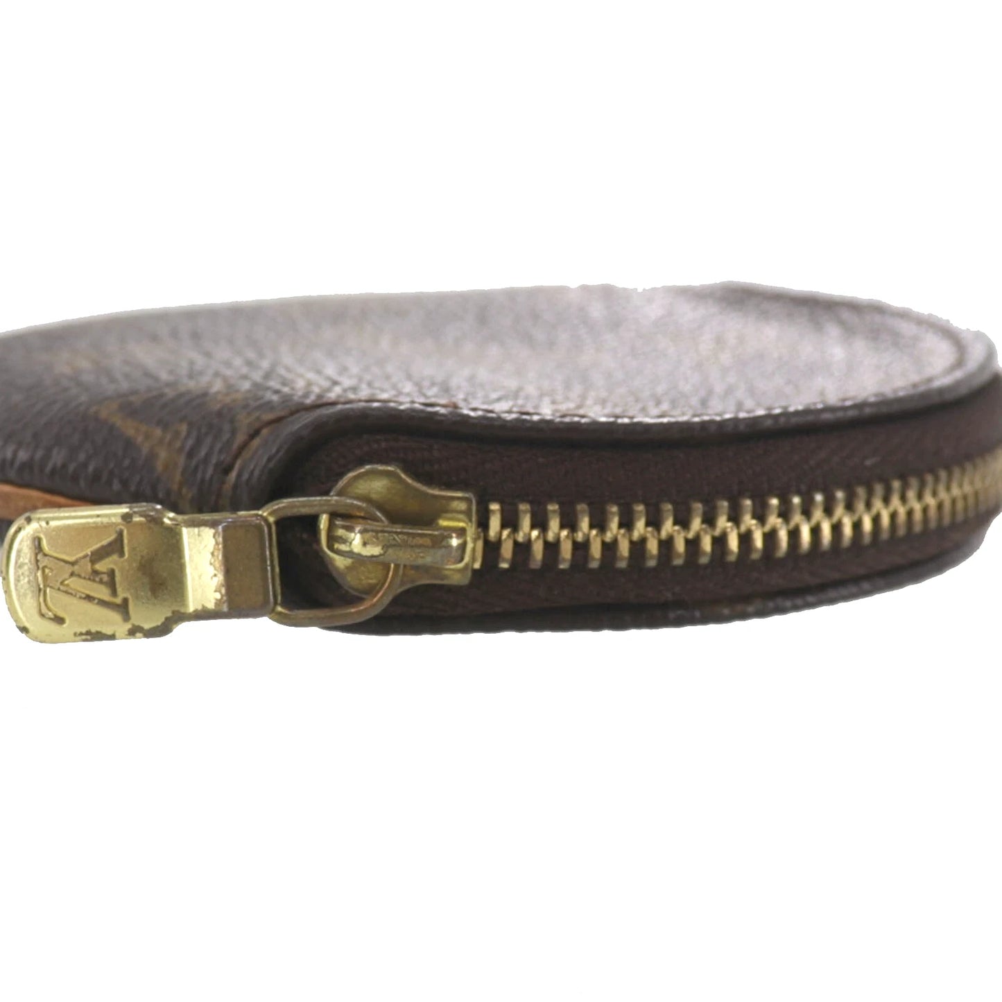 LOUIS VUITTON LV Port Monnaie Rond Coin Wallet Monogram M61926 #EG401