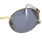 GIANNI VERSACE Sunglasses Black Gold Eye Wear #CX132