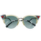 FENDI Sunglasses Clear Light Blue Turquoise Eye Wear #AH547