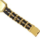 CHANEL Premiere Discontinued Wristwatches M Gold Black Quartz #BQ209