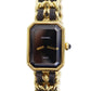 CHANEL Premiere Discontinued Wristwatches M Gold Black Quartz #BR327