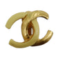 CHANEL CC Logos Earrings Gold Clip-On 00 T #CG541