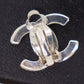 CHANEL CC Logos Earrings Silver Clip-On 98 P #CG63