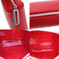 Christian Dior Logos Pouch Red 100% Polyurethane Novelty #AG489