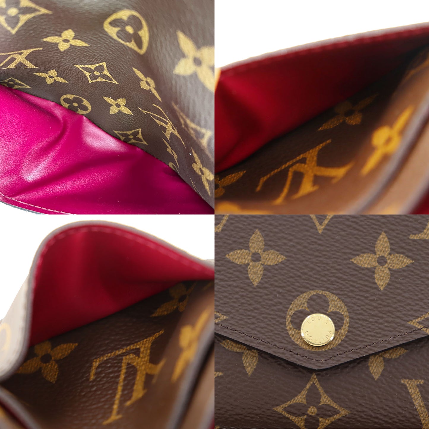 LOUIS VUITTON LV Portefeuille Sara Long Walle Monogram M62234 #AG637