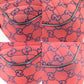 GUCCI GG Marmont Chain Shoulder Bag Red Canvas #CT79