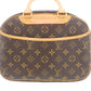 LOUIS VUITTON LV Trouville Handbag Monogram Leather M42228 #BP947