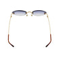 CHANEL Rimless Medical Glasses Sunglasses Blue Eye Wear #CH54