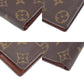 Louis Vuitton LV Bifold Wallet Monogram Brown M61665 #ED367