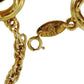 CHANEL CC Logos Circle Bracelet Gold Plated 1982 #BR829