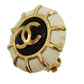 CHANEL CC Logos Circle Earrings 95 A Clip-On Gold #CG270