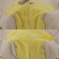 CHANEL Sports Line Boston Bag Beige Yellow Canvas #EF363