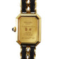 CHANEL Premiere Discontinued Wristwatches M Gold Black Quartz #BR327