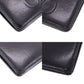 CHANEL Long Wallet Black Leather #AH498