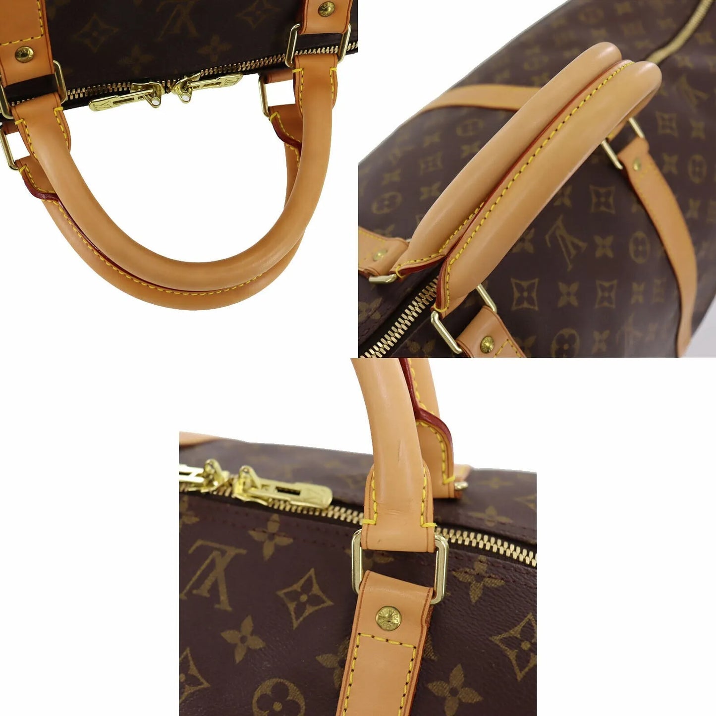 LOUIS VUITTON Keepall 60 Boston Handbag Brown Monogram M41422 #BP840