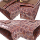 Salvatore Ferragamo Vara Mini Shoulder Bag Brown Embossed Leather #AH47