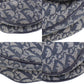 Christian Dior Trotter Saddle Shoulder Handbag Navy Canvas #EB344