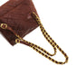 CHANEL Matelasse Chain Backpack Brown Lambskin #CG608