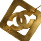 CHANEL CC Logos Rhombus Pin Brooch Gold Plated 94 A #CG178