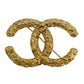 CHANEL CC Logos Pin Brooch Gold Plated 93A #CN245