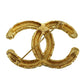 CHANEL CC Logos Pin Brooch Gold Plated 93A #CN245